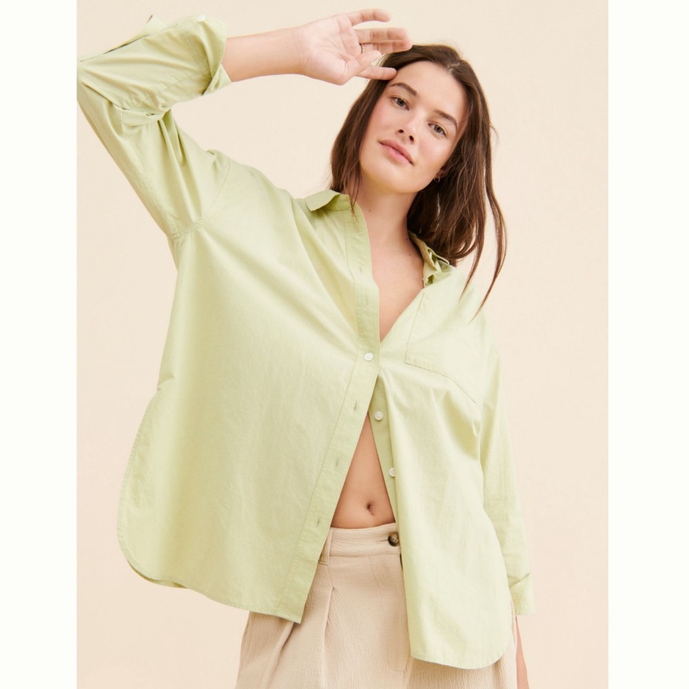 Madewell Oversized Patch-Pocket Button Down Top, … - image 14